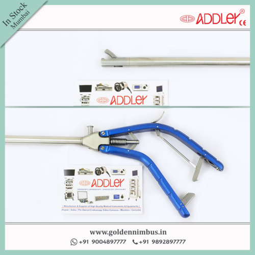 Addler Laparoscopic Needle Holder ,Self Riding  Storz Type Handle 5mm Instruments