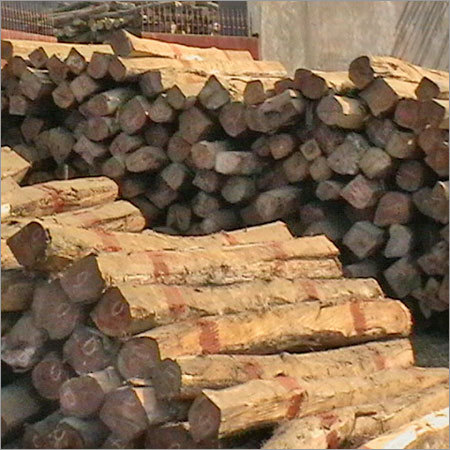 हार्डवुड टिम्बर राउंड लॉग्स