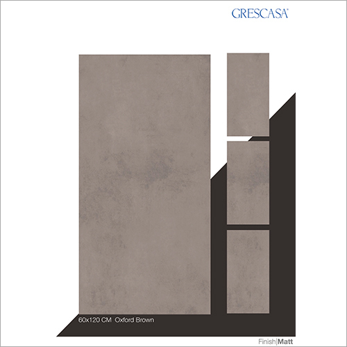 सिरेमिक 60 X 120 सेमी ऑक्सफ़ोर्ड ब्राउन ग्लेज़ेड विट्रिफाइड टाइल्स
