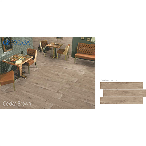 सिरेमिक 20X120 सेमी सीडर ब्राउन टाइल्स