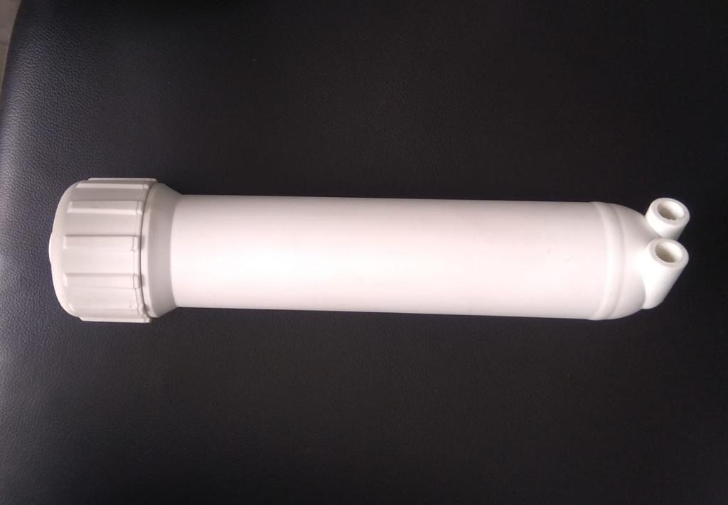 Double O Ring Membrane Housing - Ss/frp, 75-300 Gpd Membrane Sizes, 25-80 Inch For Commercial Use, Water Leak Proof Design, Double O-ring Seals