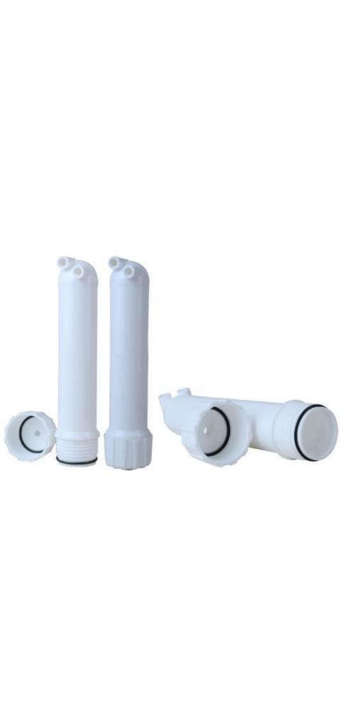 Double O Ring Membrane Housing - Ss/frp, 75-300 Gpd Membrane Sizes, 25-80 Inch For Commercial Use, Water Leak Proof Design, Double O-ring Seals