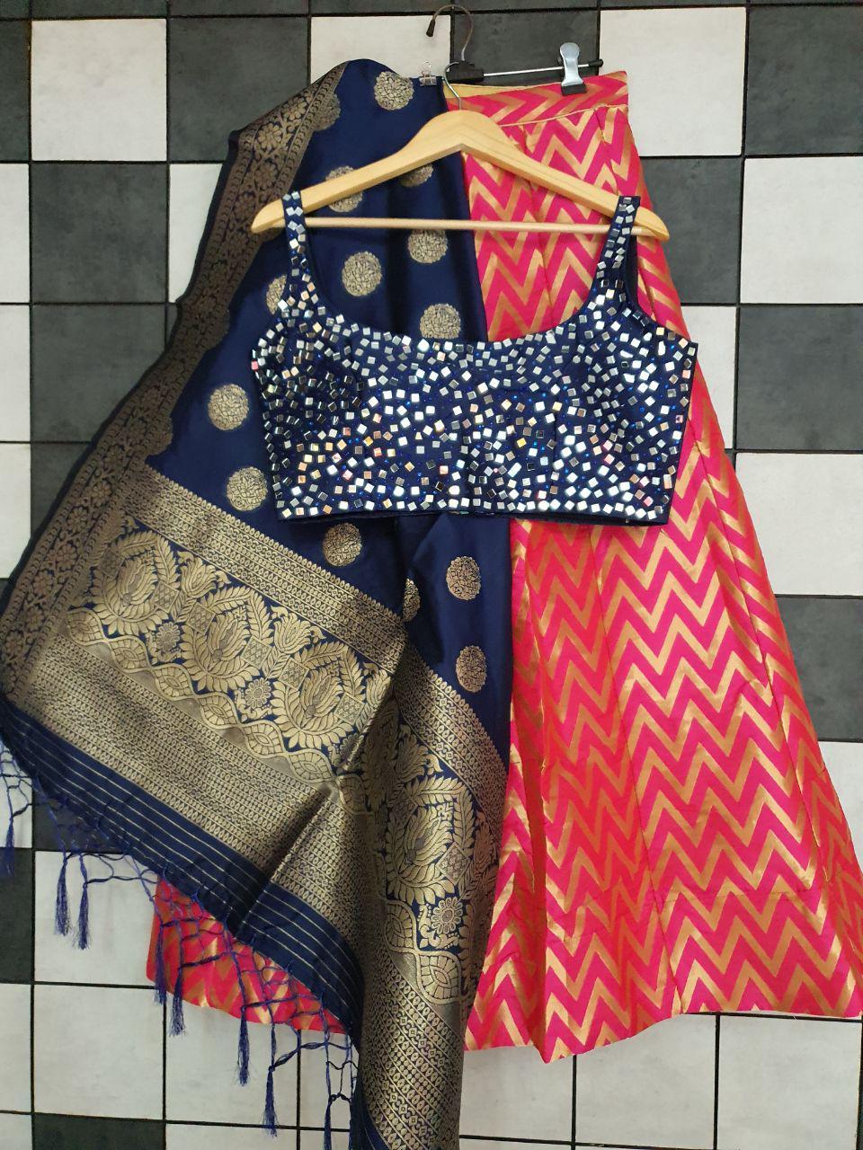 Multi Banarasi Brocade Lehnga