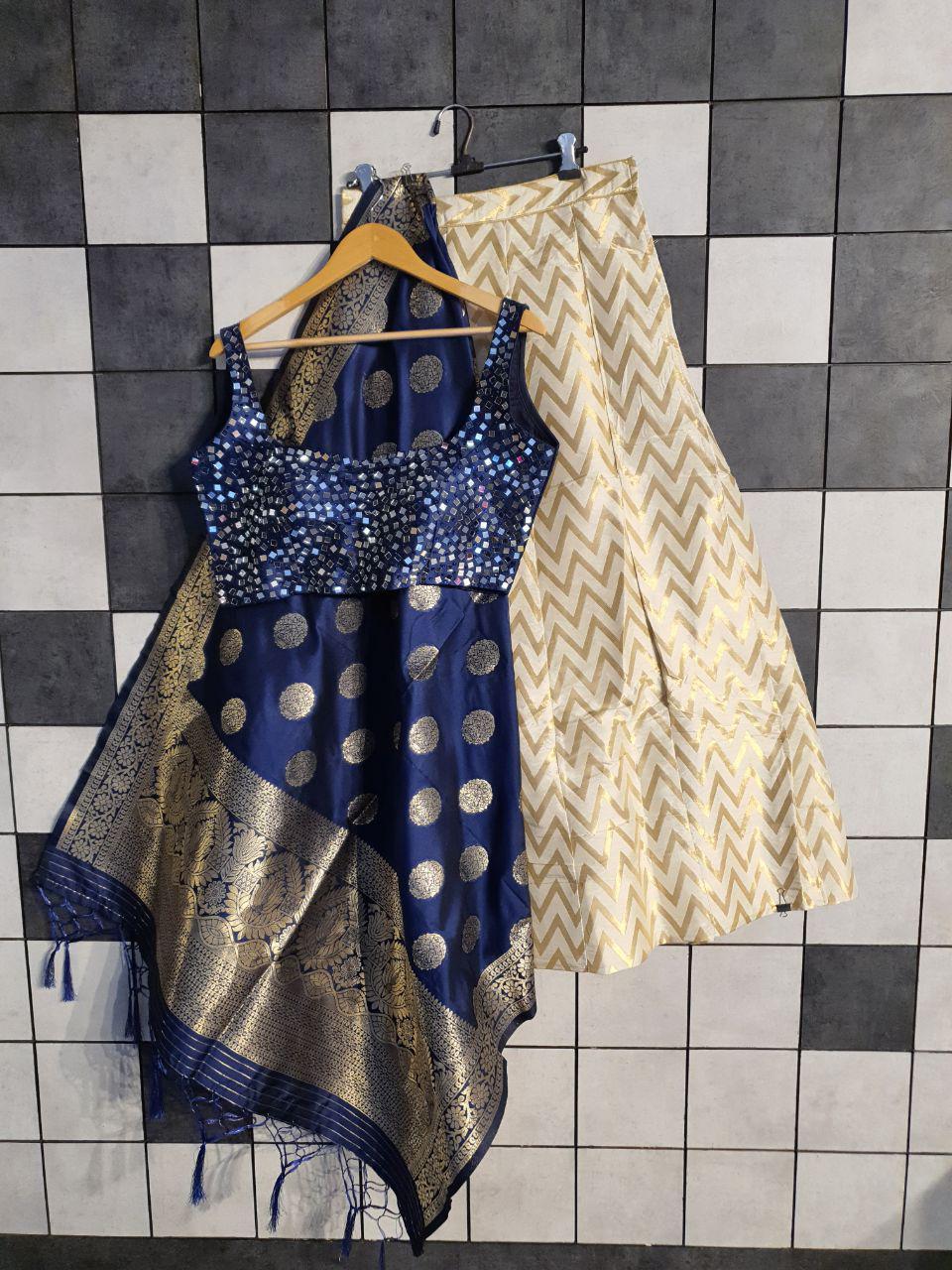 Multi Banarasi Brocade Lehnga