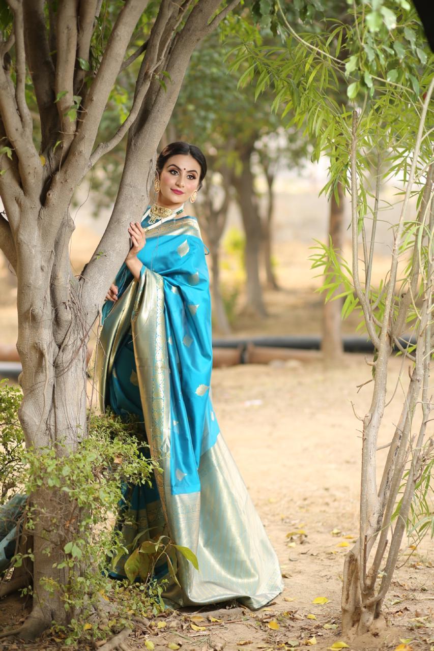 Multi Colour Ladies Modern Silk Saree