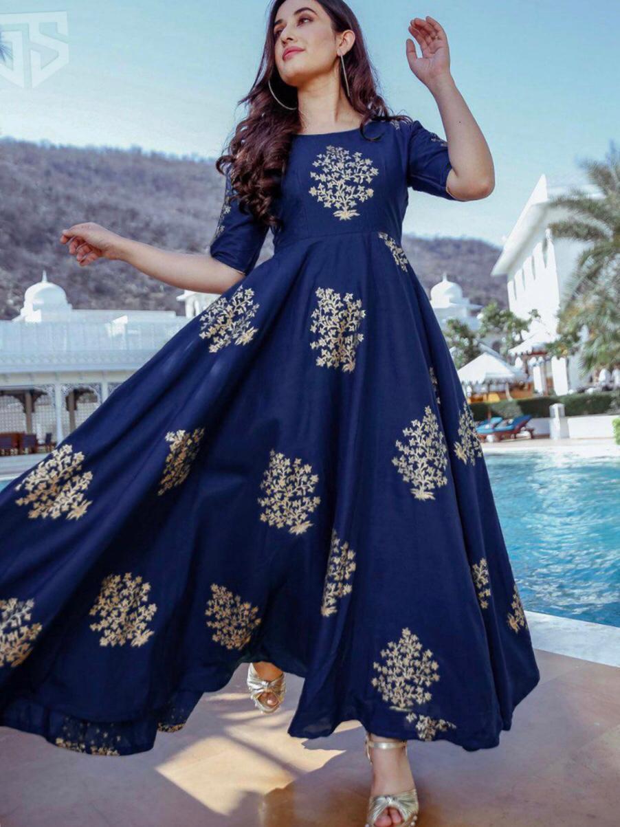 Multi Color Ladies Long Kurti