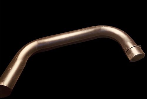 Honda Unicorn Bend Pipe - Color: Black