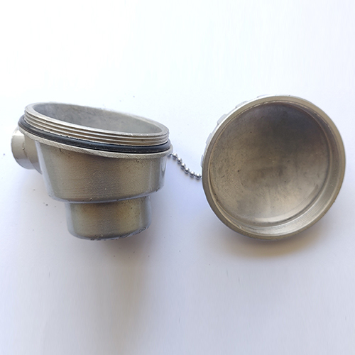 Aluminium Head - Standard Size, Silver Die Cast Aluminium, Moisture And Dust Resistant, Lightweight, Excellent Corrosion Resistance, Ideal For Chemical Plant Use