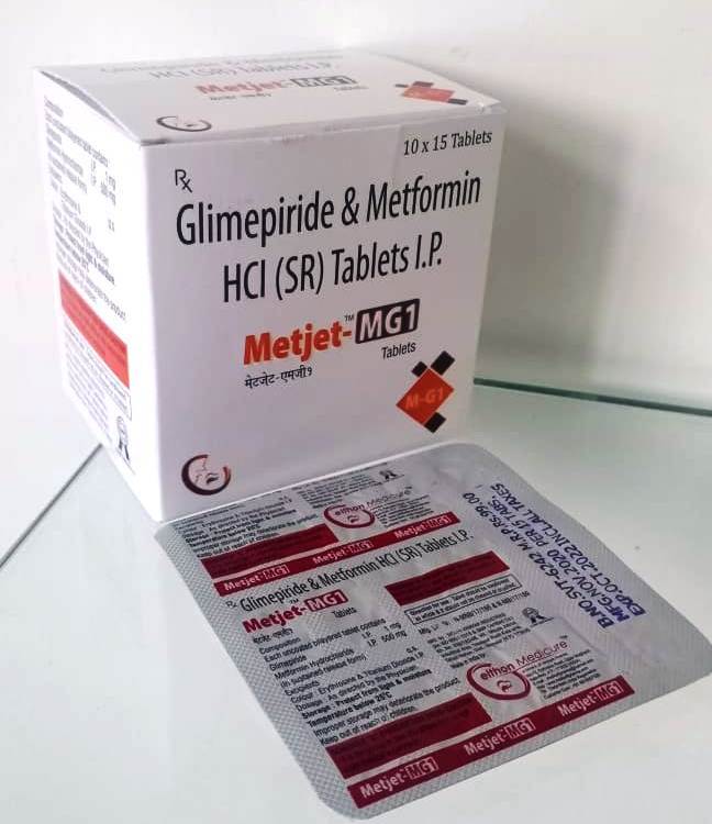 Metjet-mg 1 Tablet General Medicines