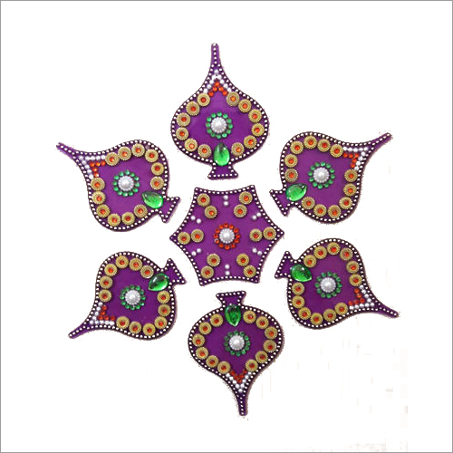 बहुरंगी सजावटी रंगोली