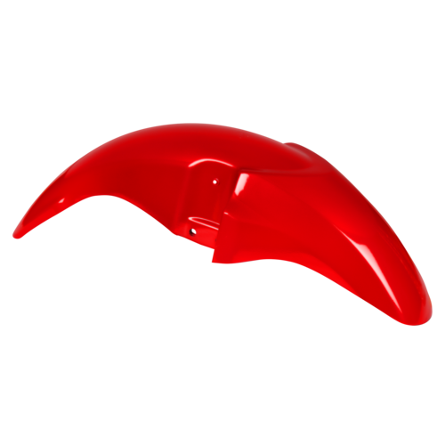 Front Fender - High Quality Plastic, Durable And Unbreakable Design , Reflective Paint Finish In Hero Cd Dlx N/m (Red)