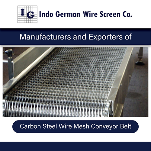Heat Resistance Carbon Steel Wire Mesh Conveyor Belt