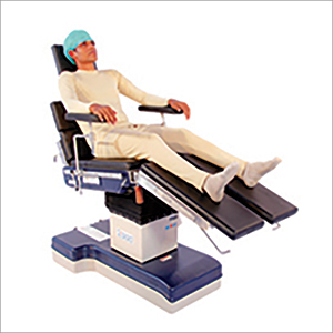 Hospital Operating Table - Stainless Steel, Adjustable Backrest and Leg Rest Angles, Mobile Casters