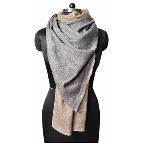 Acrylic Poly Cotton Reversible Stole