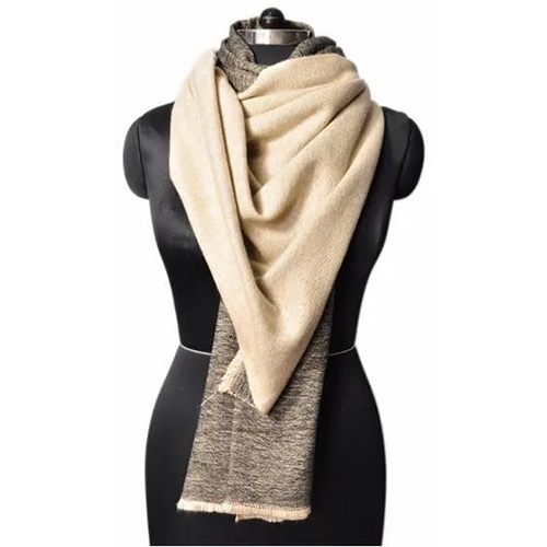 Acrylic Poly Cotton Reversible Stole