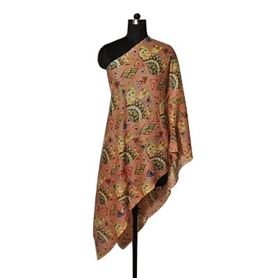 Fine Wool Digital Printed Stole