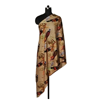 Fine Wool Digital Printed Stole