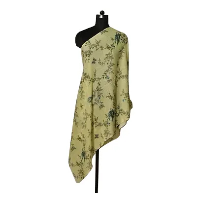 Fine Wool Digital Printed Stole