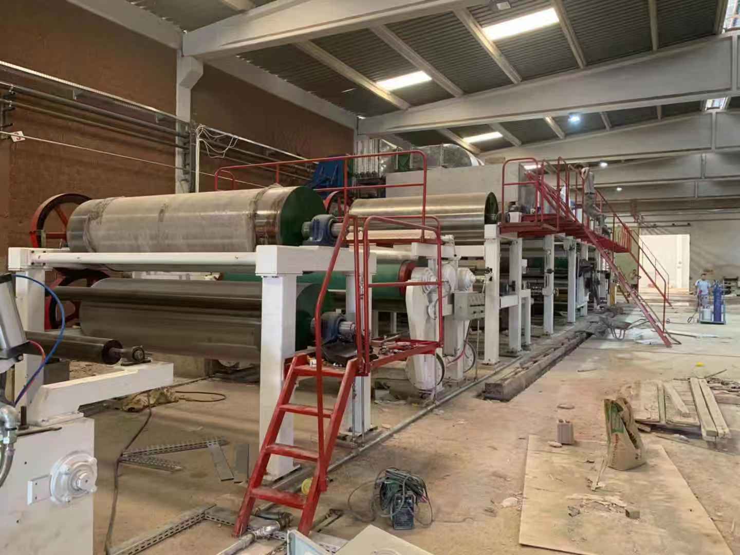 White Top Liner Coating Machine - Stainless Steel, Customizable Widths & Speeds | Automatic Operation, High Speed, Low Energy Consumption, Duplex Rewinder & Unwinder