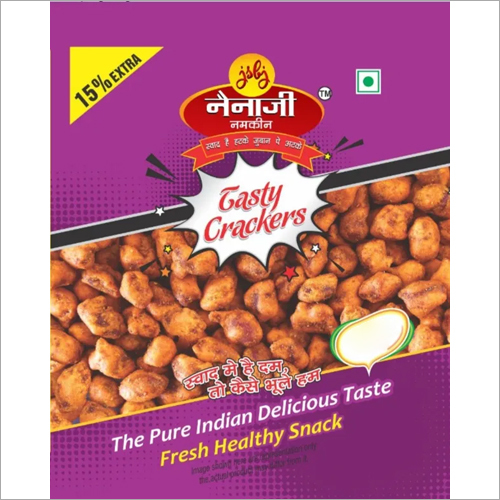 Tasty Peanut Crackers - 50g Pack | Salty Flavor, Easily Digestible, Available As Per Requirement