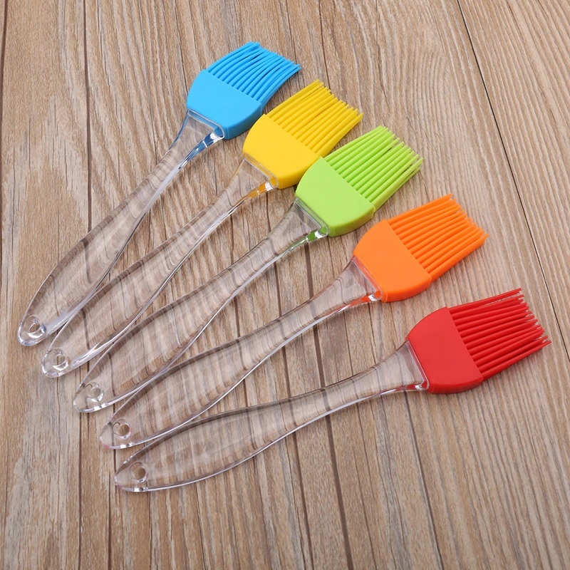 Silicone Brush Small (Random Colors) - Silicone & Polystyrene, 17 X 3 X 1.5 Cm | Ideal For Kitchen Use, Lightweight Design At 20 Gms