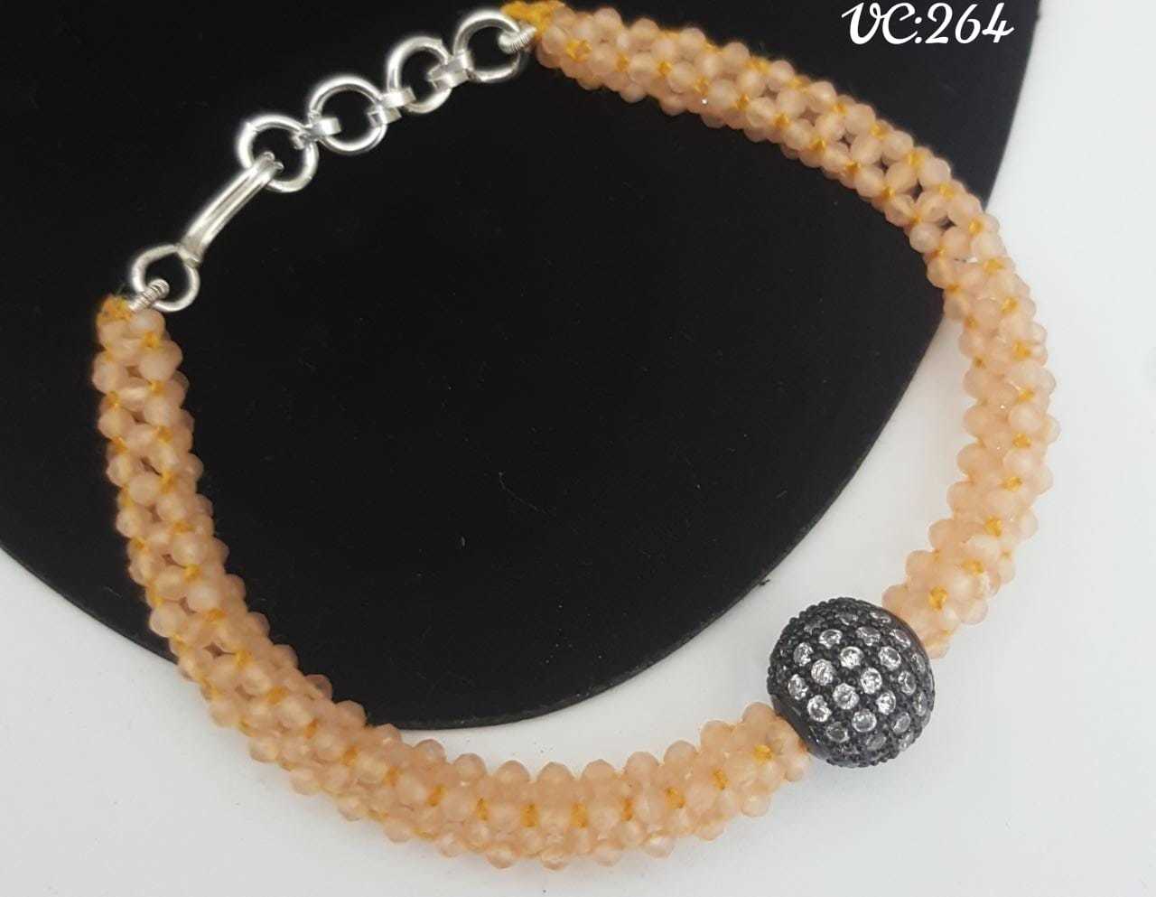 Antique Bracelet - Black Rodium Plated With Exclusive Antique Beads | Elegant Design For Women, Perfect Gift For Parties And Special Occasions