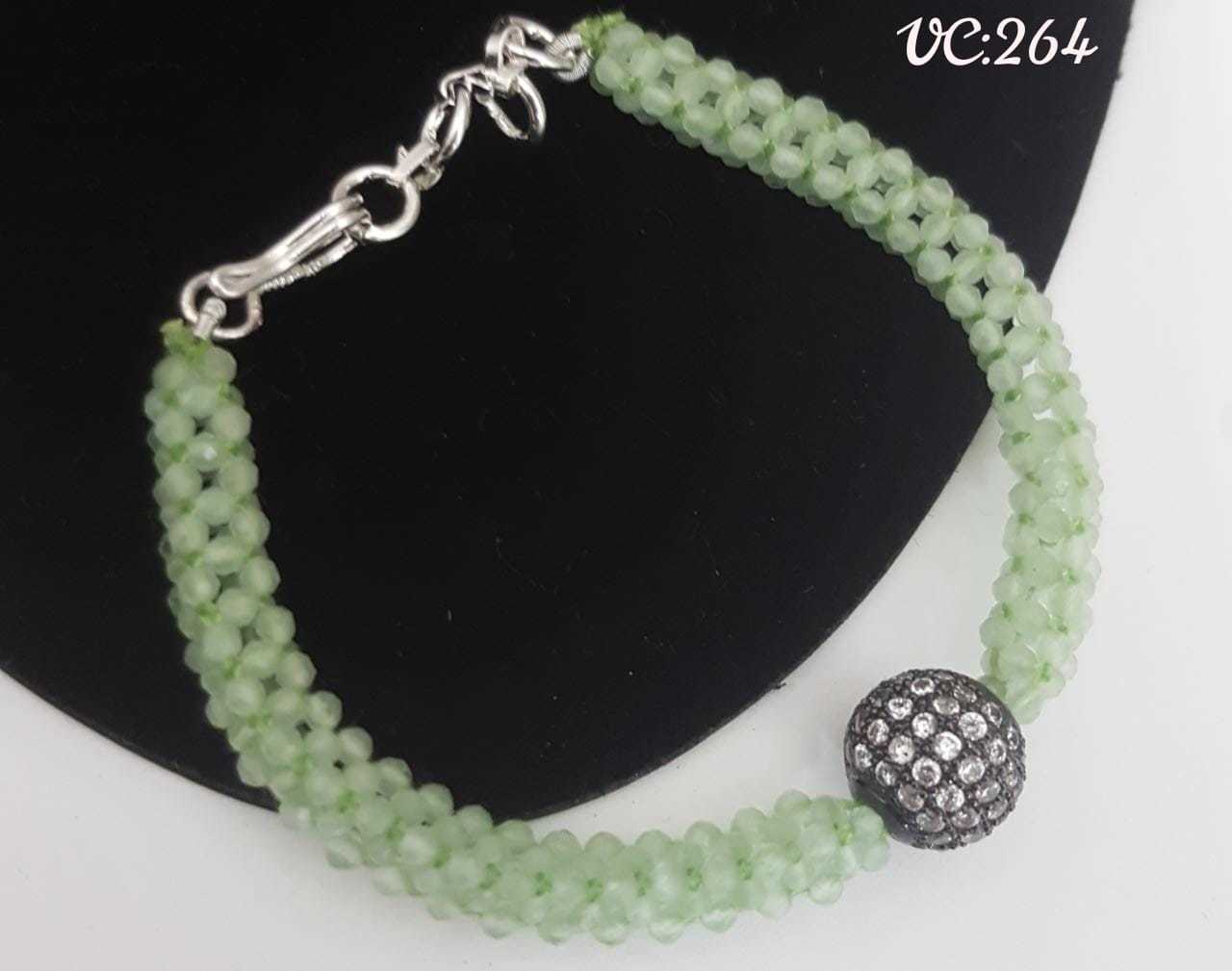 Antique Bracelet - Black Rodium Plated With Exclusive Antique Beads | Elegant Design For Women, Perfect Gift For Parties And Special Occasions