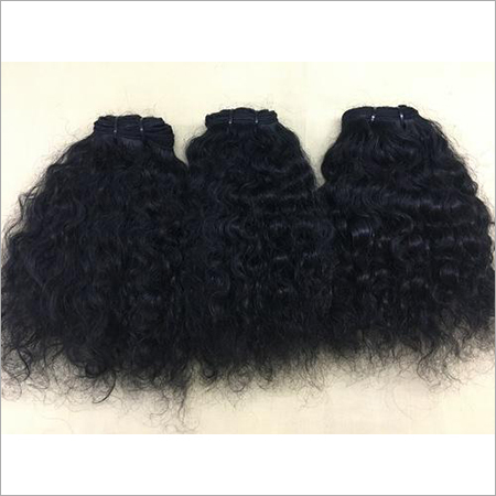 Deep Curly Machine Weft Hairs