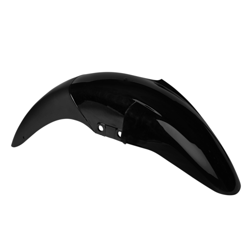 Front Fender - High Quality Plastic, Durable Unbreakable Design, Reflective Finish, Perfect Match For Bajaj Discover 135 (Black)