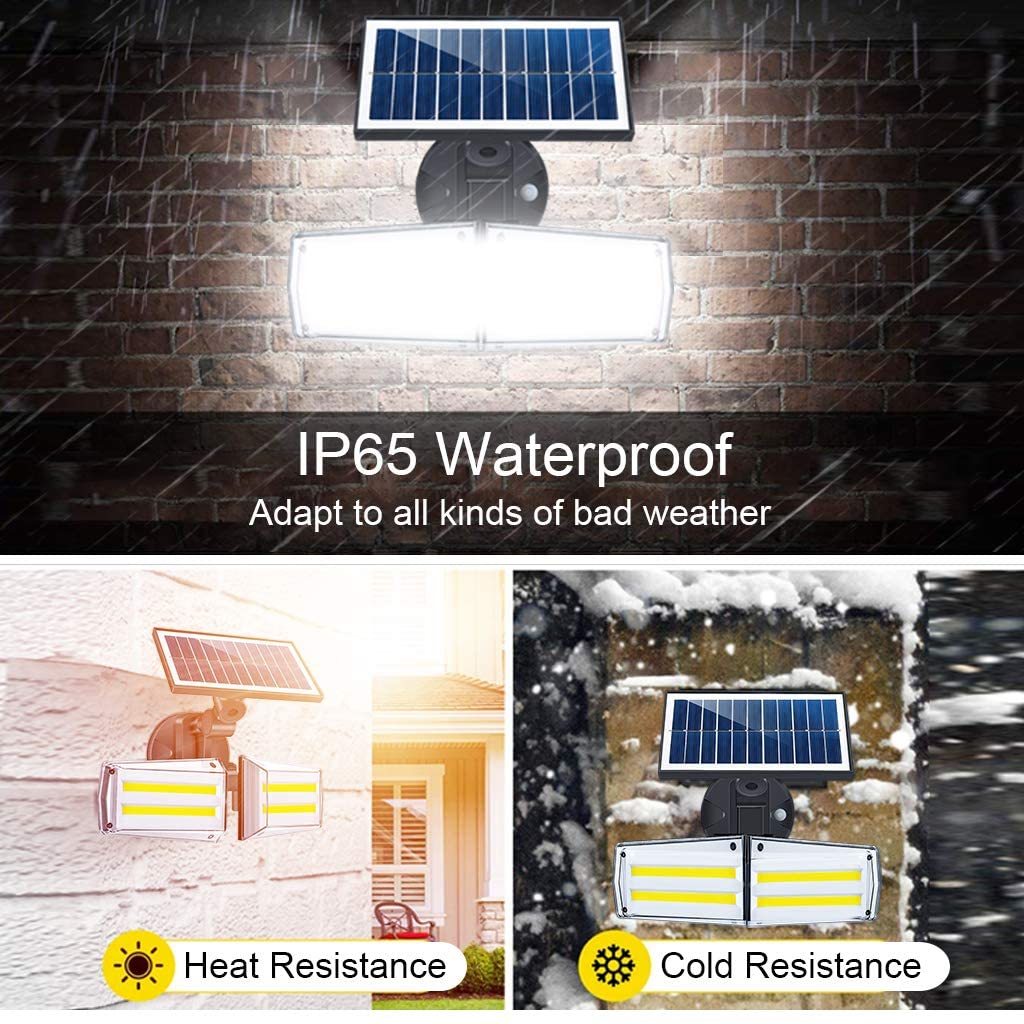 Apb Plastic Solar Garden Security Light