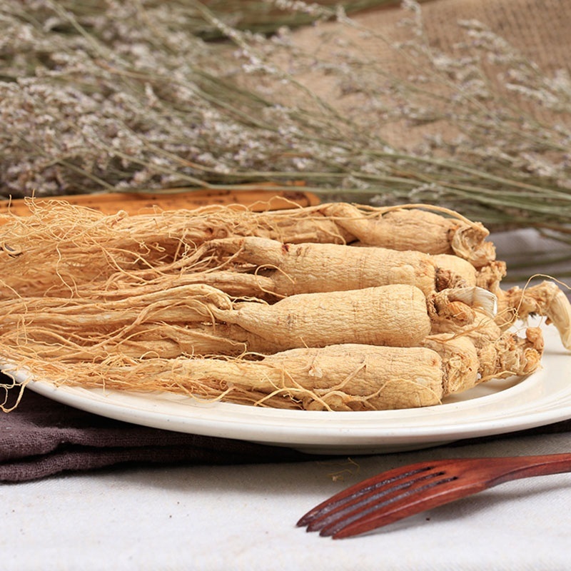 100% Pure Natural Grade Tonic Function Whole Wild Raw Crude Herbs Dried Panax Ginseng Root