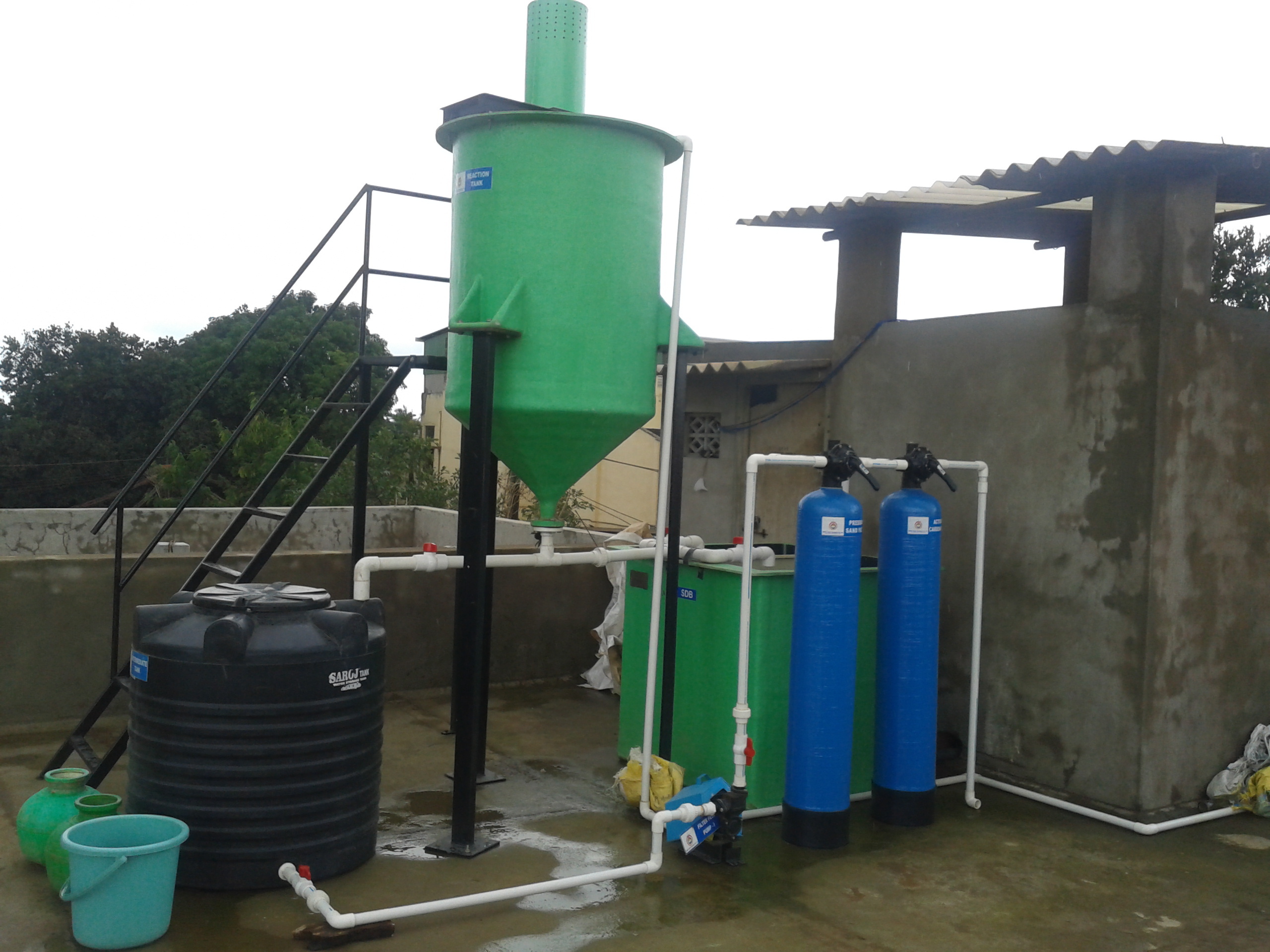 Effluent Treatment Plant - All Automatic System | Customizable Material, Power Consumption, Purity Level, Recycle Rate