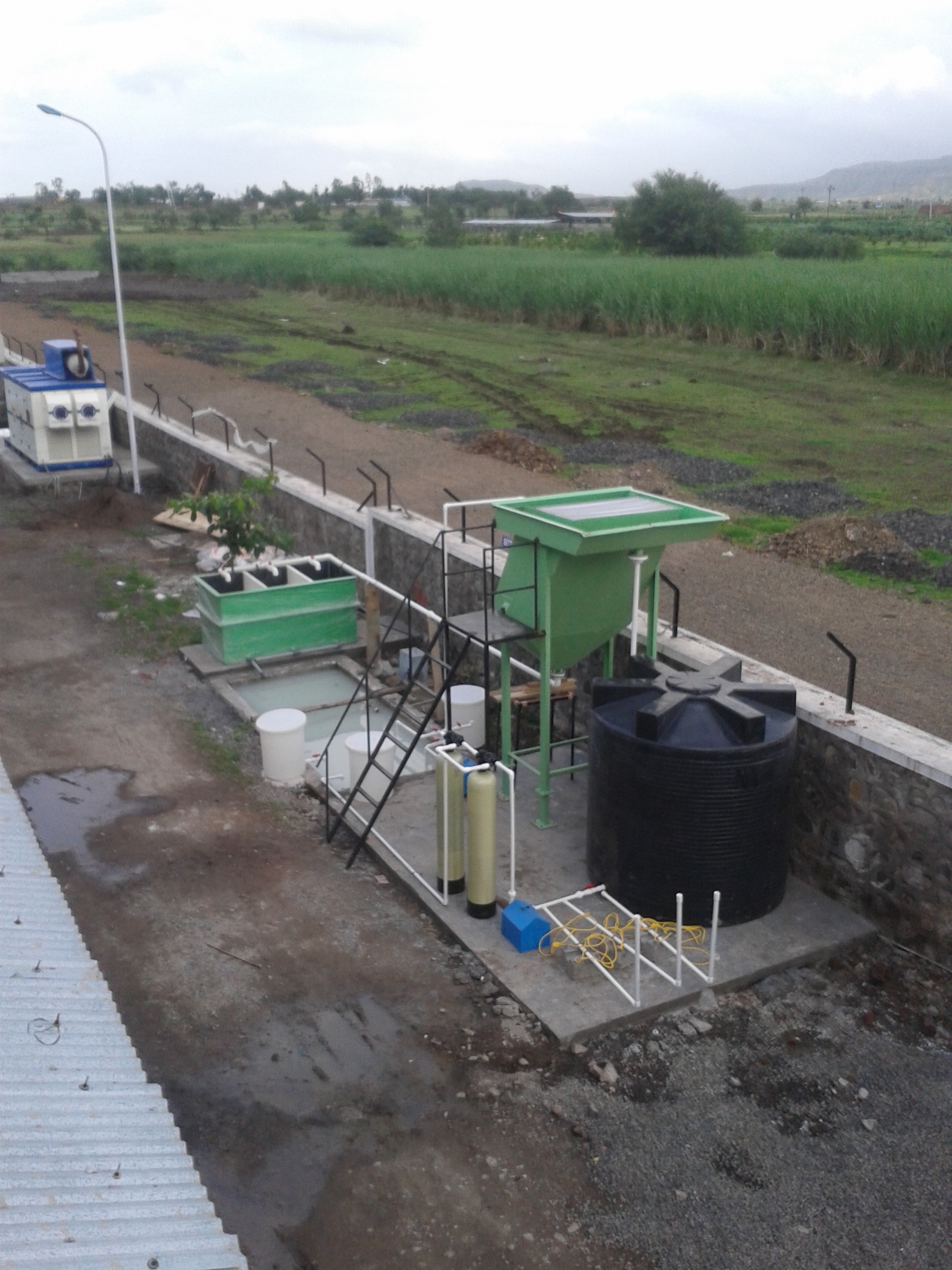 Effluent Treatment Plant - All Automatic System | Customizable Material, Power Consumption, Purity Level, Recycle Rate