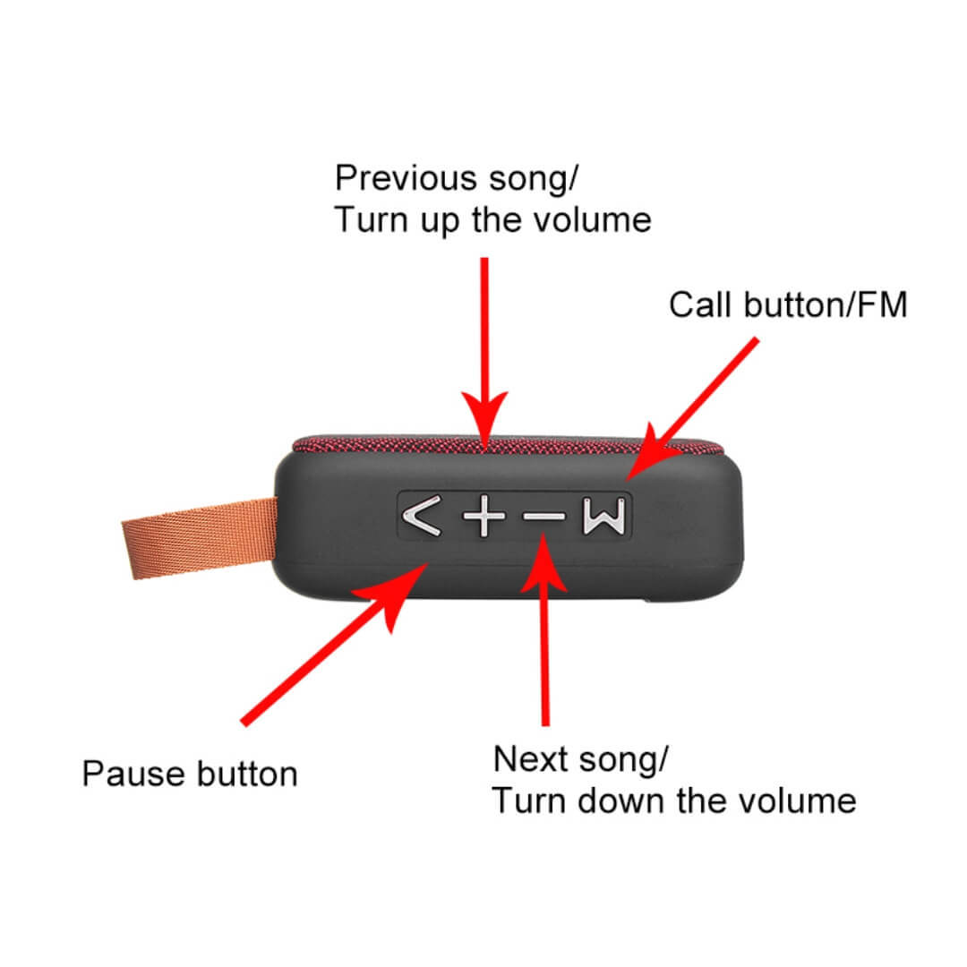 G2 Bang Speaker - Standard Size, Multicolor | Bluetooth Mp3 Player With Enhanced Audio, Hands-free Calling, & Automatic File Playback