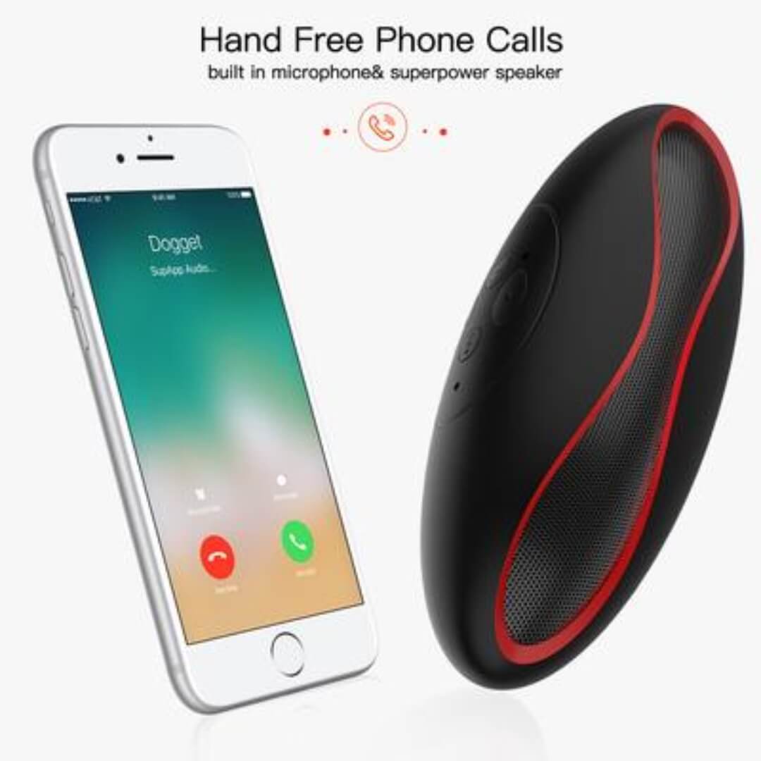 Mini X6 Bluetooth Speaker - Plastic, Standard Size | Wireless Bluetooth Connection, Hifi Sound, Multi-pattern Music Play, Fm Radio Function