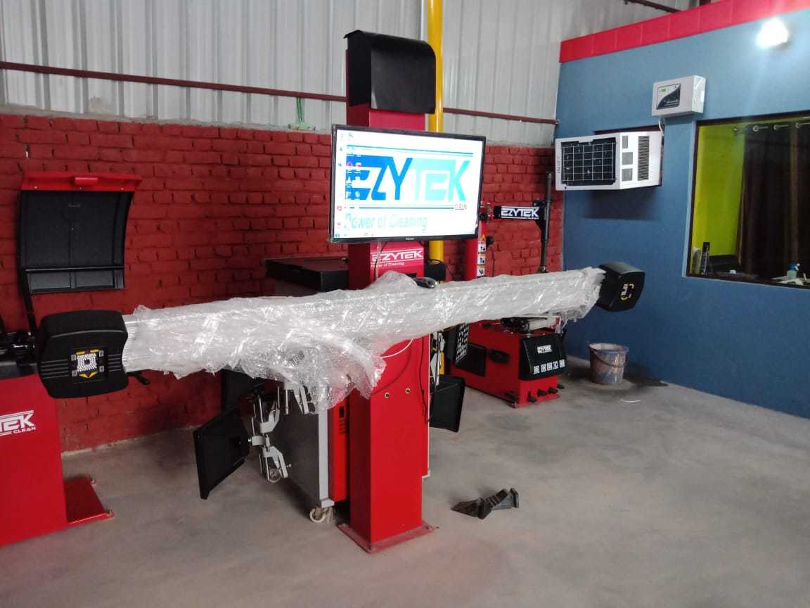 Ezytek 3d Wheel Alignment Machine - 4,000 Lifting Capacity, 10 Ft Width, 5 Ft Height | High-precision Target Disk, Adjustable Camera Bar Angle, Advanced 3d-tech Compensation