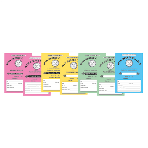 Paper School Printed Notebook