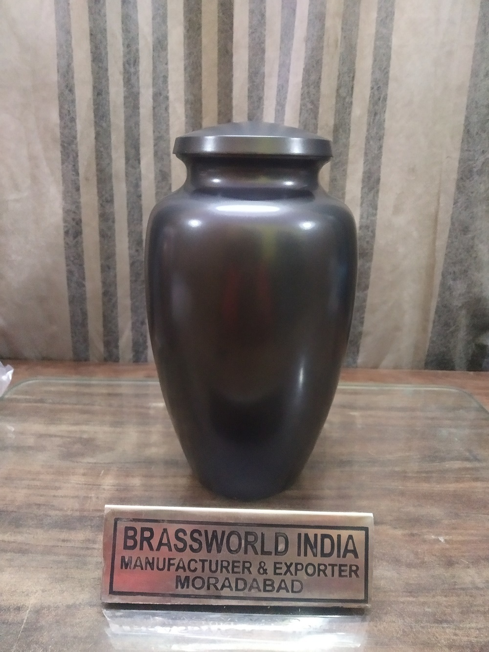 Brass Adult Classic Cremation Urn