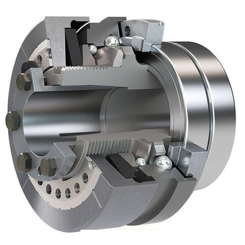 Flexible Gear Coupling - High-Strength Steel, 50mm Diameter | Enhanced Flexibility and Vibration Damping