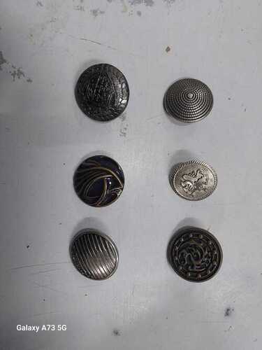 Black Polyester Down Hole Button