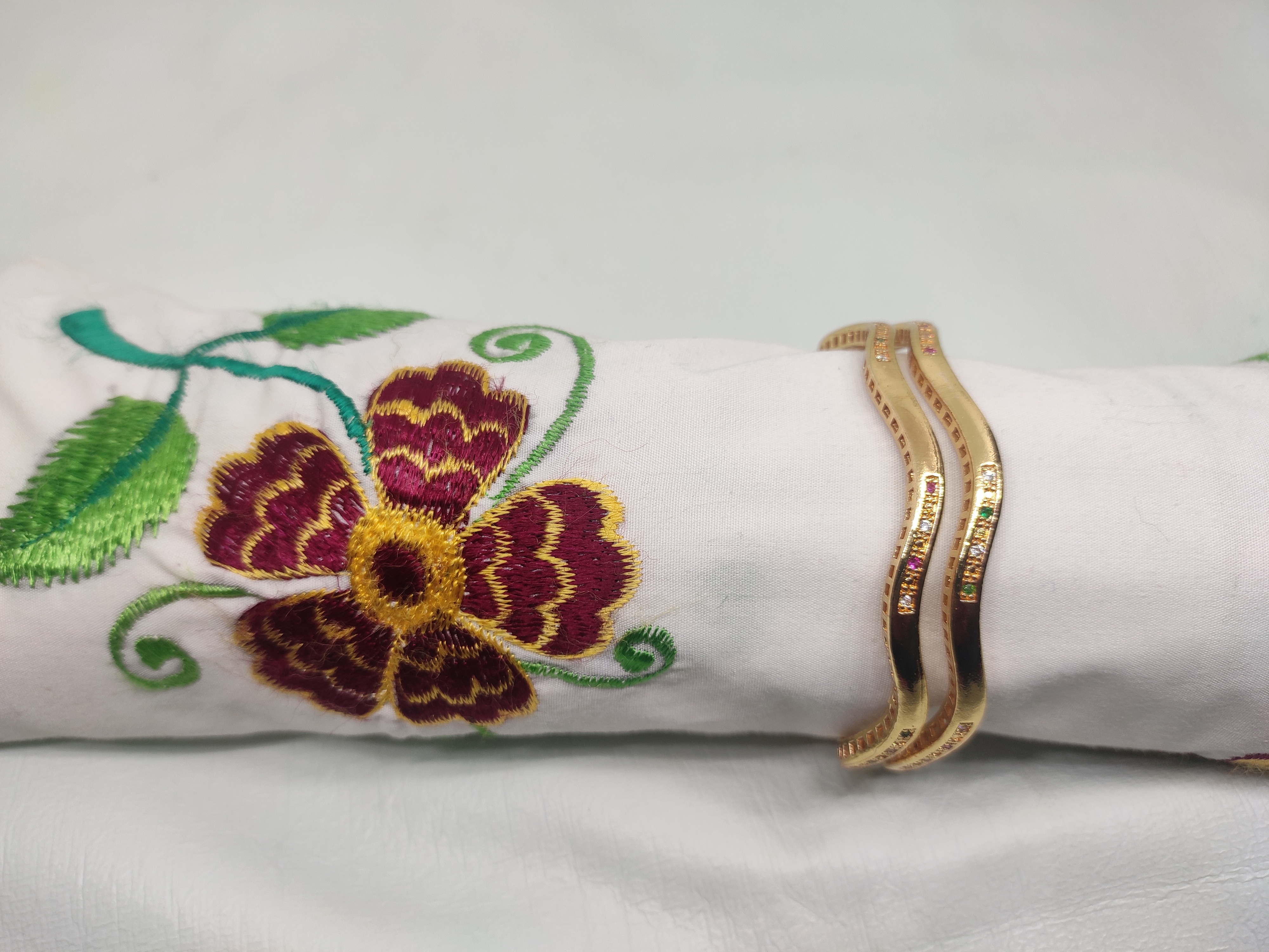 Brass Bangles - Golden Polished, 2.2-2.8 Inch Sizes | Classic Style, Party Wear, Boxed Set Of 4