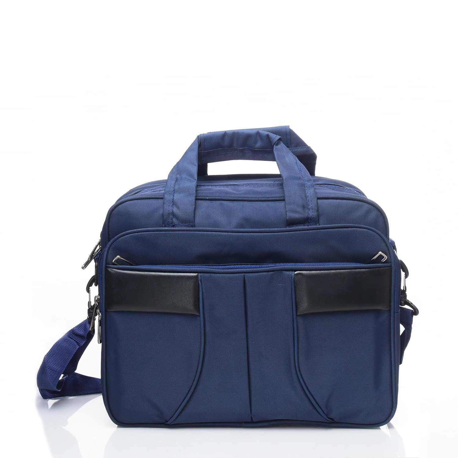 Blue Office Bag - Fabric, 14x11x6 Inches, Blue | High Strength, Alluring Appearance, Highly Spacious, Extremely Durable, 500 Grams
