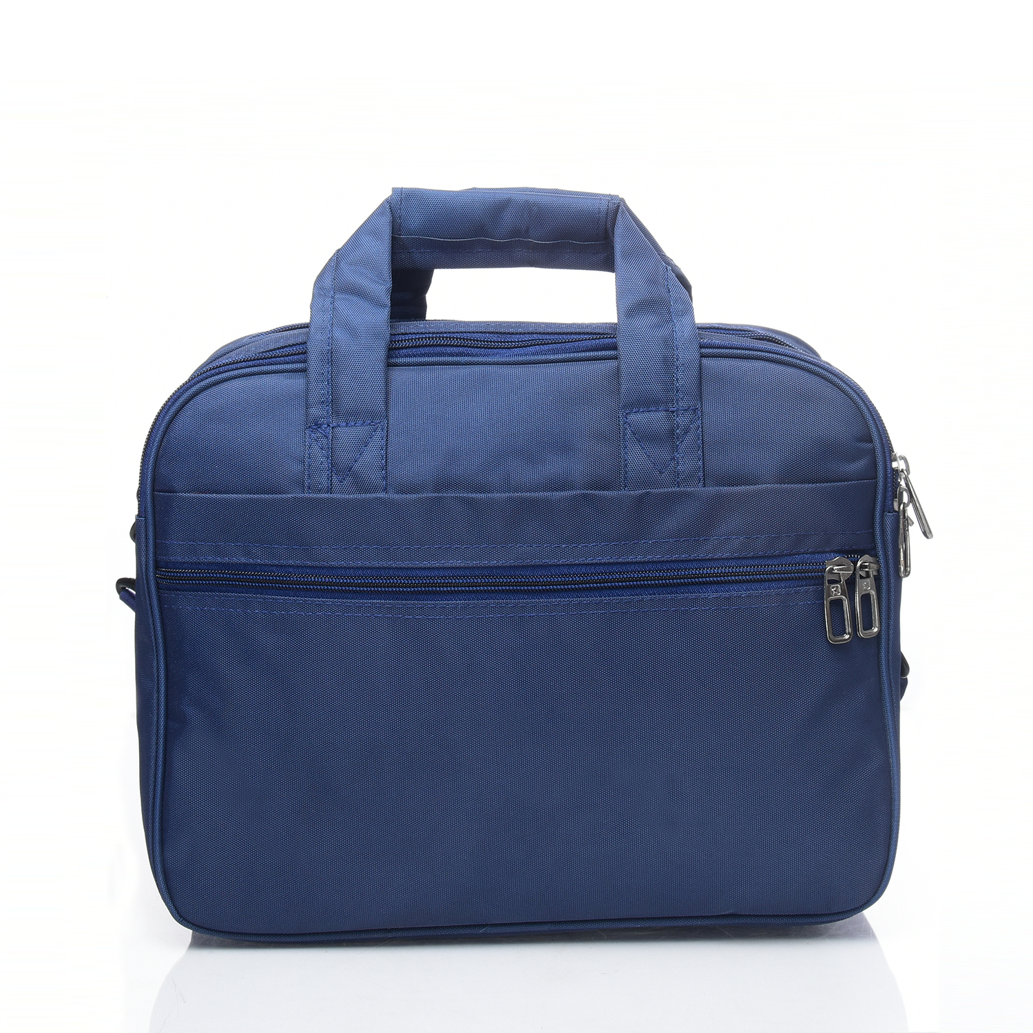 Blue Office Bag - Fabric, 14x11x6 Inches, Blue | High Strength, Alluring Appearance, Highly Spacious, Extremely Durable, 500 Grams