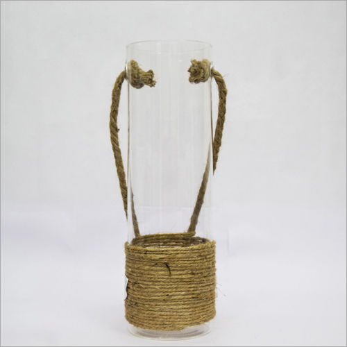 Metal Glass Planter