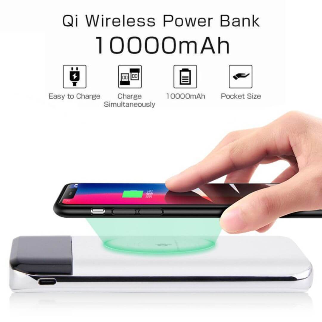 10000mah Wireless Power Bank