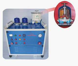 Oil Filtration System - Color: Blue