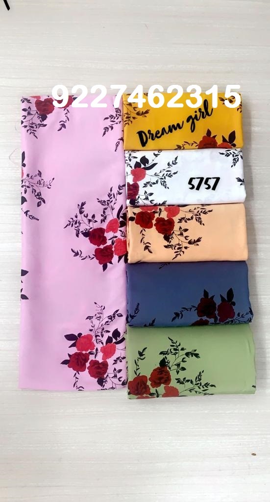 Rayon Printed Fabric - 17kg Quality, 97m Length, 56+ Width, 170 Gsm | Ideal For Kurtis, Palazzos, And Nighties, Plain Style With Printed Texture