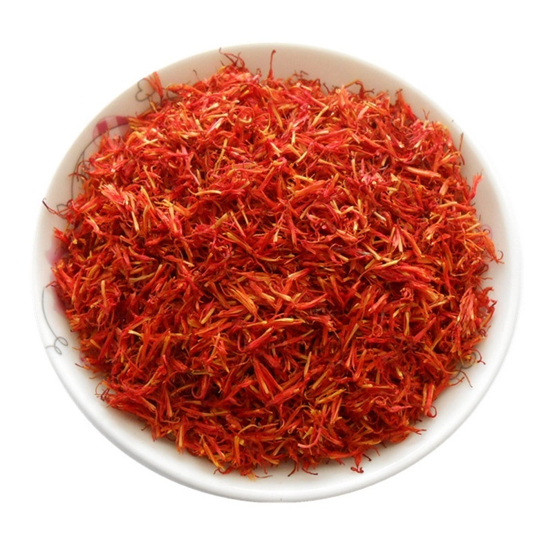 Hong Hua Pure Natural Dried Safflower With Tiller Yellow Red Flower
