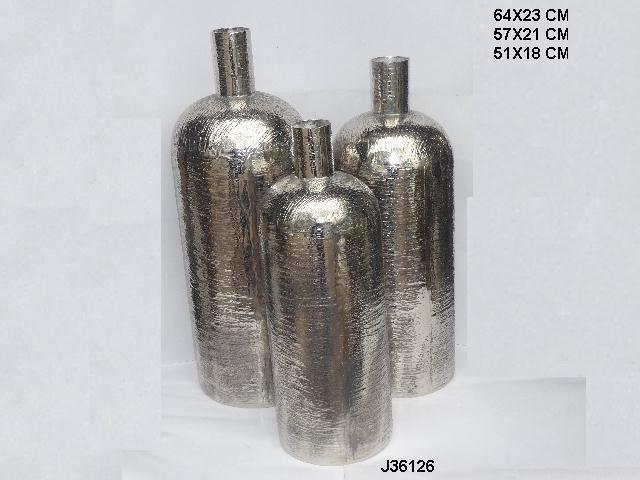 Hammered Aluminium Flower Vase Bottom Diameter: 15 Centimeter (Cm)