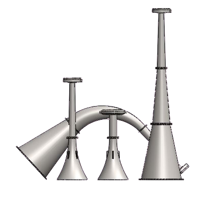 Heavy Sonic Soot Blower - Color: Silver